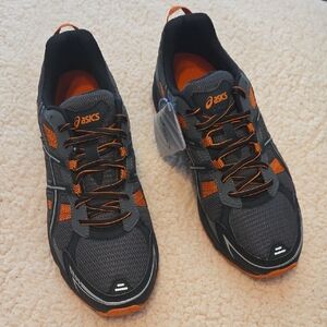 ASICS Gel Venture 4 Charcoal/Black/OrangeAthletic Shoes NWT/NIB